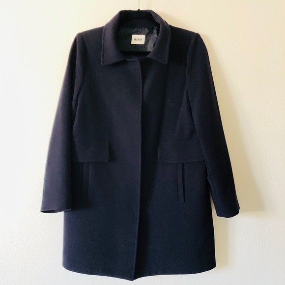 Coat jacket navy basic jackets outwear navyjacket - Picture 14 of 16